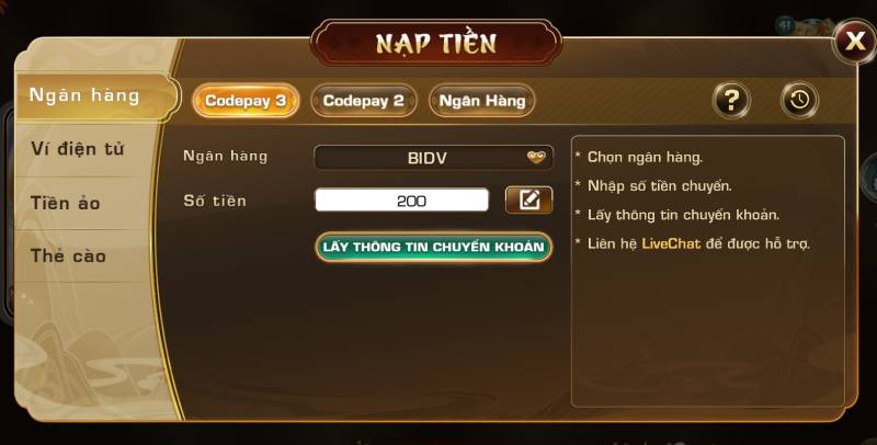 Iwin Night【Iwin Club】- Link tải iWin Club - iPhone, Android, APK, PC 14 Nạp Tiền Qua Ngân Hàng